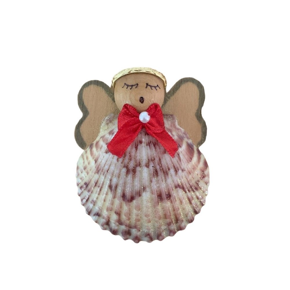 Shell Angel Magnet 2.5” x 2” with Bow Halo